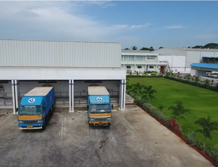 Shrimp processing at Lokah Marine Exports