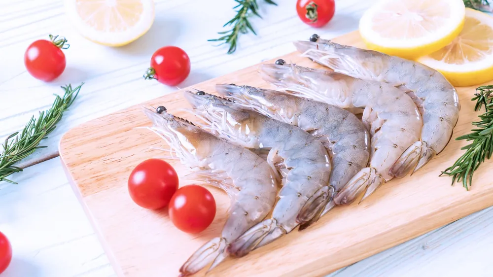 Sea White shrimp